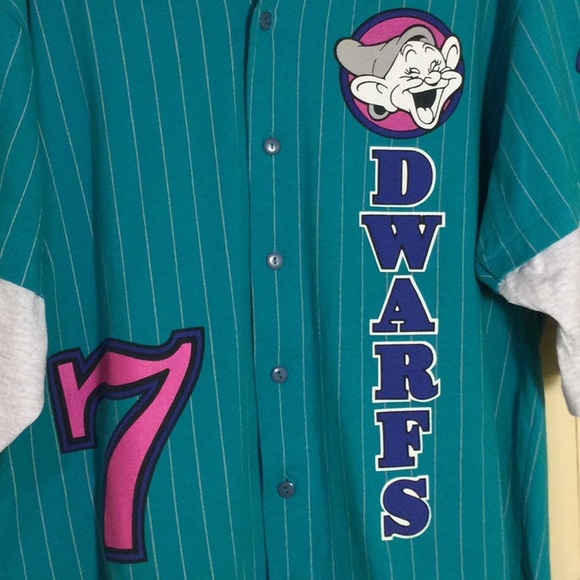 Vintage Disney Store 7 Dwarfs Baseball Jersey - Picture 3 of 11